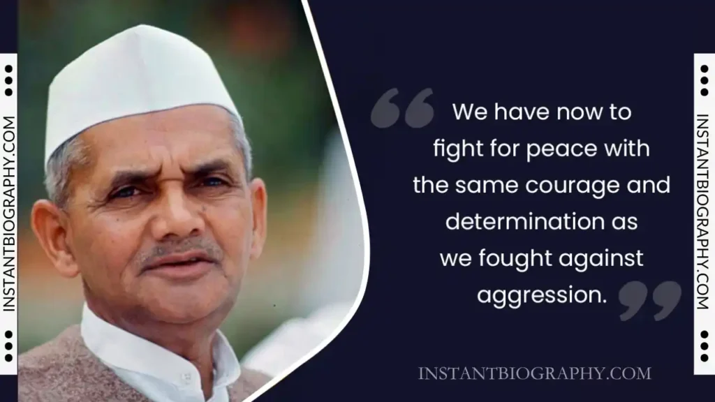 Lal Bahadur Shastri Quates